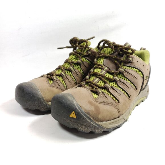 Keen Women's Size 7.5 Brown Green Hiking Shoes - Picture 2 of 9